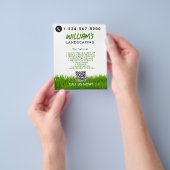 Lawn Care Landscaping maaien snijden diensten Flyer (Hand)