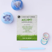 Lawn Care Landscaping maaien snijden diensten Flyer (Enkel)