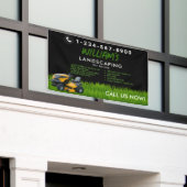 Lawn Care Landscaping maaien snijden diensten Spandoek (Buitenkant Gebouw)