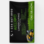 Lawn Care Landscaping maaien snijden diensten Spandoek (Verticaal)