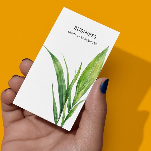 Lawn Care Landscaping Moving Business Service Visitekaartje