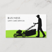Lawn Care Landscaping Moving Professional Service Visitekaartje (Voorkant)
