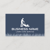 Lawn Care & Landscaping Mower Minimalistisch Marin Visitekaartje (Voorkant)