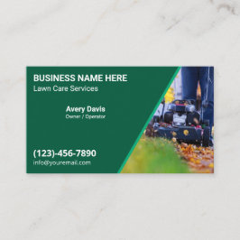 Lawn Care Landscaping Mowing Yard Work Grass Visitekaartje