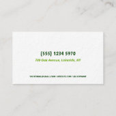 Lawn Care Landscaping Premium dik Visitekaartje (Achterkant)