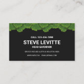 Lawn Care & Landscaping Professional Service (zwar Visitekaartje (Achterkant)