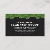 Lawn Care & Landscaping Professional Service (zwar Visitekaartje (Voorkant)