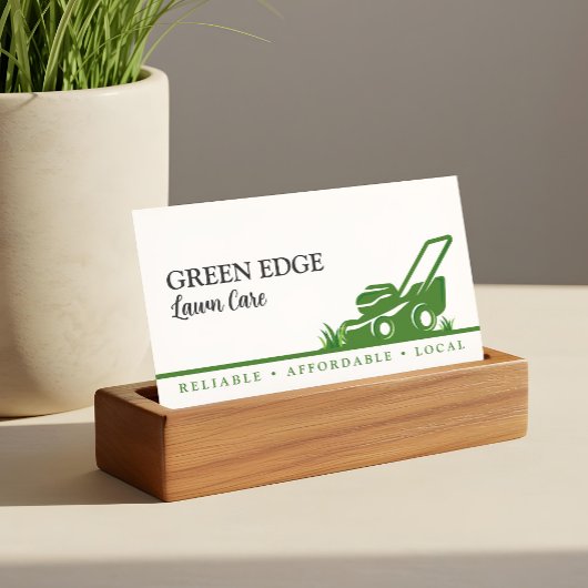 Lawn Care Landscaping Professionele grasmaaier Visitekaartje