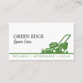 Lawn Care Landscaping Professionele grasmaaier Visitekaartje (Voorkant)
