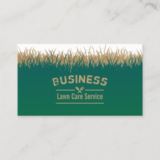 Lawn Care Landscaping Professionele Groundskeeping Visitekaartje (Voorkant)
