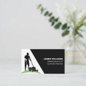 Lawn Care Landscaping QR Code Visitekaartje (Staand voorkant)