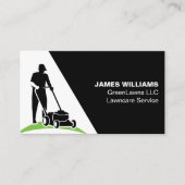 Lawn Care Landscaping QR Code Visitekaartje (Voorkant)