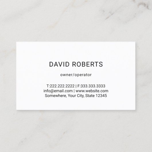 Lawn Care & Landscaping Rijden Maaier USA Vlag Visitekaartje (Achterkant)