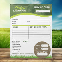 Lawn Care Landscaping Service Bestelbon Factuurfor