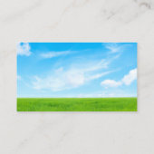 Lawn Care Landscaping Service Grasveld groen Visitekaartje (Achterkant)