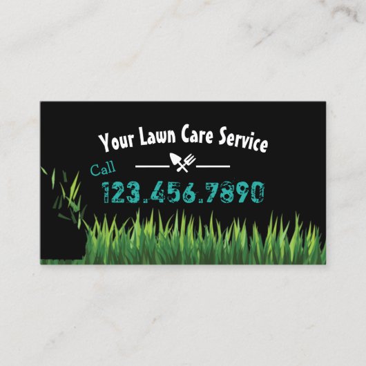 Lawn Care & Landscaping Service Loyalty Punch (Voorkant)