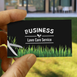 Lawn Care & Landscaping Service Professional Visitekaartje