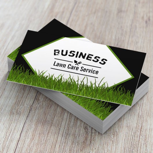Lawn Care & Landscaping Service Professional Visitekaartje