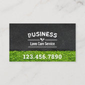 Lawn Care & Landscaping Service Professional Visitekaartje (Voorkant)