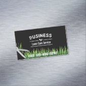 Lawn Care & Landscaping Service Professional Visitekaartje Magneet (Voorbeeld)