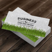 Lawn Care & Landscaping Service Silver Glitter Visitekaartje