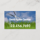 Lawn Care & Landscaping Service Visitekaartje (Voorkant)