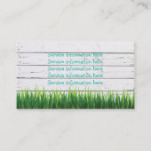 Lawn Care & Landscaping Service Visitekaartje (Achterkant)
