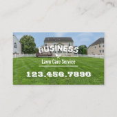 Lawn Care & Landscaping Service Visitekaartje (Voorkant)