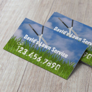Lawn Care & Landscaping Service Visitekaartje