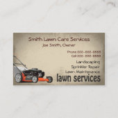 Lawn Care Landscaping Services Visitekaartje (Voorkant)