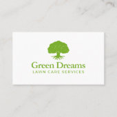 Lawn Care Landscaping Tree met Roots Visitekaartje (Voorkant)