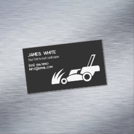 Lawn Care Landscaping Visitekaartje Magnet Magnetisch Visitekaartje