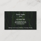 Lawn Care Landschap Elegante Professionele Yard Visitekaartje (Achterkant)