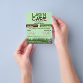 Lawn Care Logo, Lawn Care Services Flyer (Hand)