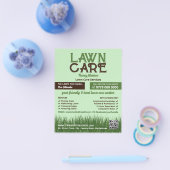 Lawn Care Logo, Lawn Care Services Flyer (Enkel)