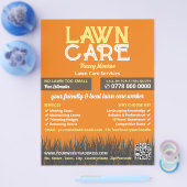 Lawn Care Logo, Lawn Care Services Flyer (Enkel)