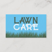 Lawn Care Logo, Lawn Care Services Visitekaartje (Voorkant)