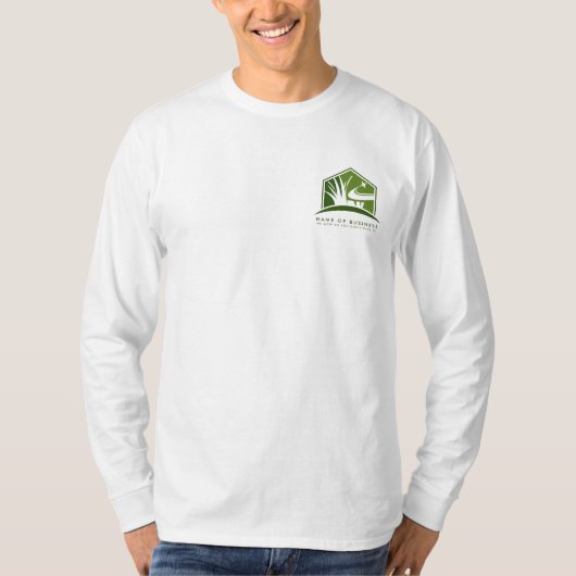 Lawn Care Logo Professionele Landschapsarchitectuu T-shirt (Voorkant)