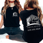 Lawn Care Logo Professionele Landschapsarchitectuu T-shirt<br><div class="desc">Laat uw landschapsarchitectuur zien met ons Lawn Care Logo Professional Landscaping Business T-shirt. Dit T-shirt is ontworpen voor professionals in de gazonverzorging en heeft een moderne zwarte en grijze logo die professionaliteit en stijl uitstraalt. Ideaal voor bedrijven die grasmaaien, tuinwerk en tuinontwerp aanbieden, het biedt ruimte voor uw aangepaste logo...</div>