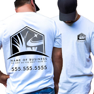 Lawn Care Logo Professionele Landschapsarchitectuu T-shirt