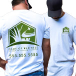 Lawn Care Logo Professionele Landschapsarchitectuu T-shirt<br><div class="desc">Introductie van ons Lawn Care Logo Professional Landscaping Business T-Shirt, de perfecte mix van stijl en functionaliteit voor professionals die zich toeleggen op het onderhouden en verbeteren van buitenruimtes. Dit T-shirt is op maat gemaakt voor degenen in de gazonverzorging en de landschapsarchitectuur, waardoor het ideaal is voor taken variërend van...</div>