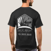 Lawn Care Logo Professionele Landschapsarchitectuu T-shirt (Achterkant)