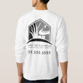 Lawn Care Logo Professionele Landschapsarchitectuu Trui (Achterkant)