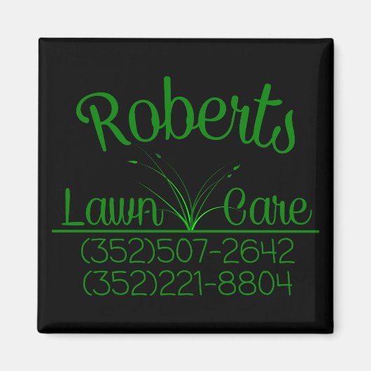 Lawn Care Magneet (Voorkant)