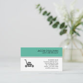 Lawn Care Mowing Gardener Visitekaartje (Staand voorkant)