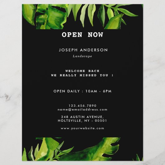 Lawn Care Mowing Professional Flyer (Voorkant)