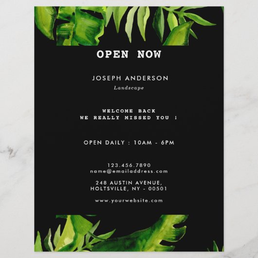 Lawn Care Mowing Professional Flyer (Achterkant)