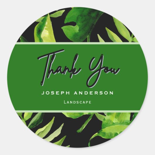 Lawn Care Mowing Professional Ronde Sticker (Voorkant)