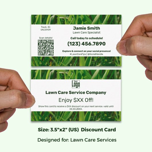 Lawn Care Service - Build Brand Loyalty - Kortingskaartje