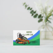 Lawn Care Service Landscaper Visitekaartje (Staand voorkant)